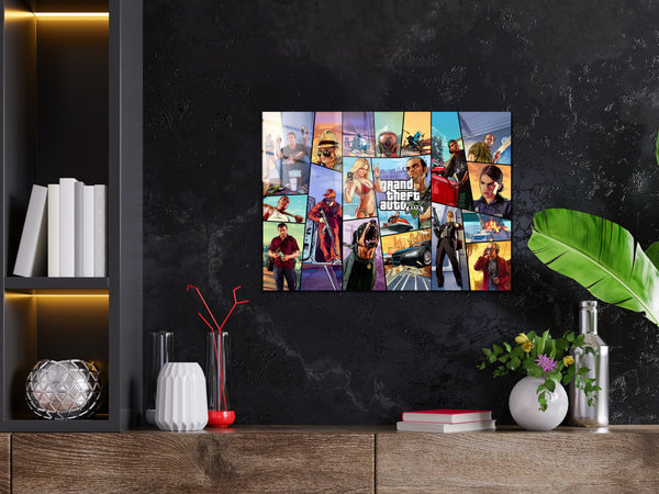 GTA 5 Metal Poster 376