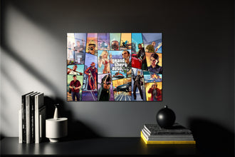 GTA 5 Metal Poster 376