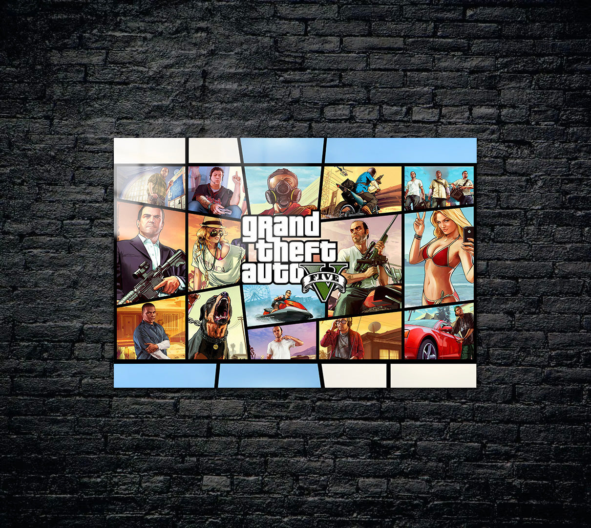 GTA 5 Metal Poster 377
