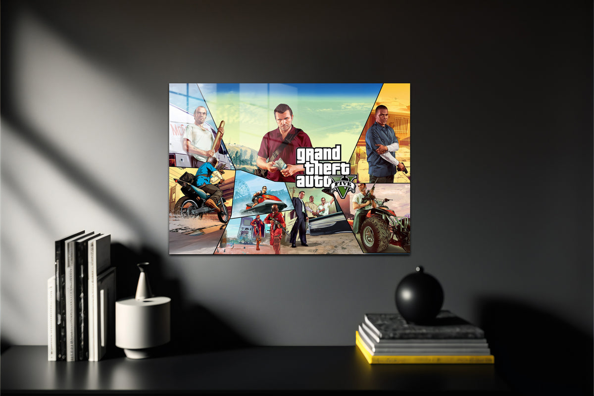 GTA 5 Metal Poster 379