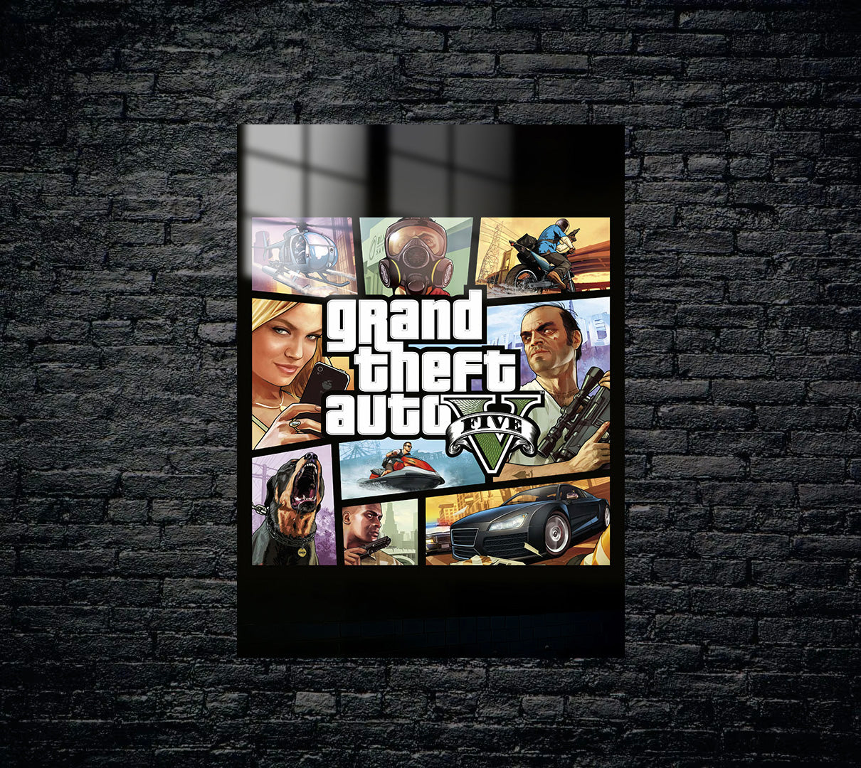 GTA 5 Metal Poster 380