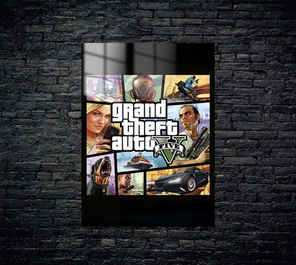GTA 5 Metal Poster 380