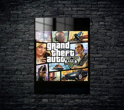 GTA 5 Metal Poster 380