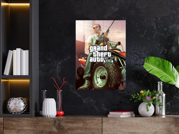 GTA 5 Trevor Metal Poster 381