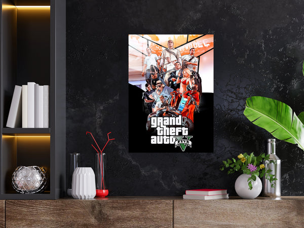 GTA 5 Metal Poster 382