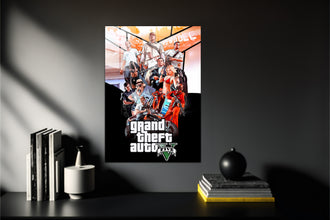 GTA 5 Metal Poster 382