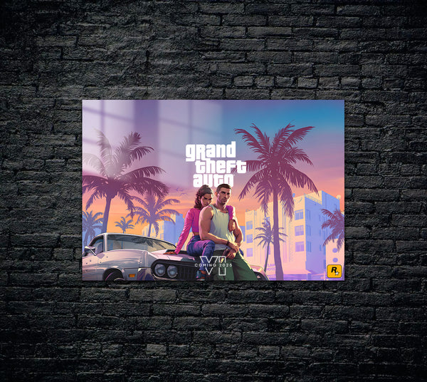 GTA 6 Metal Poster 383