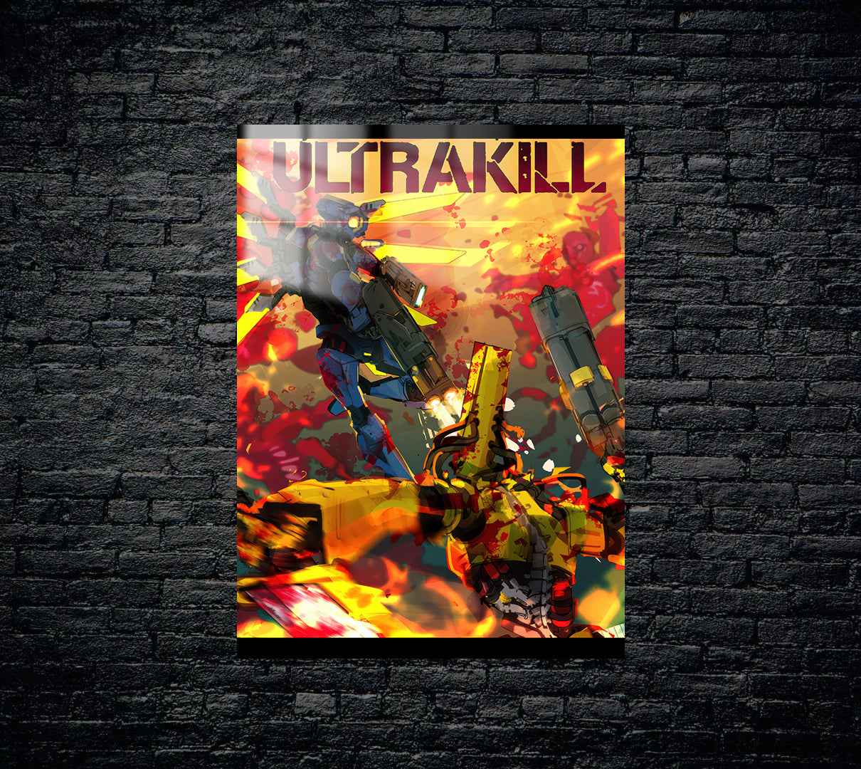 Ultrakill Gabriel Metal Poster 1354