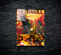 Ultrakill Gabriel Metal Poster 1354