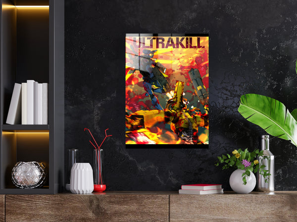 Ultrakill Gabriel Metal Poster 1354