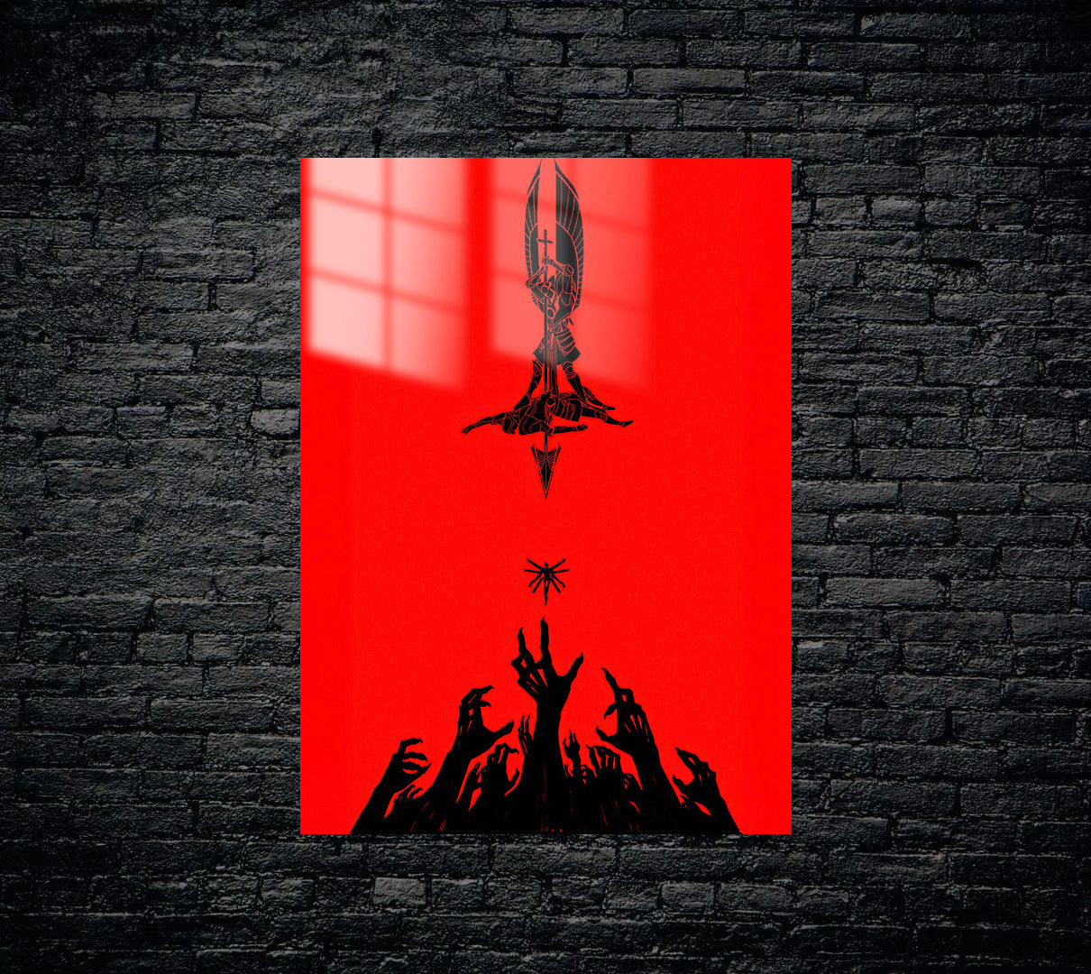 Ultrakill Gabriel Metal Poster 1356