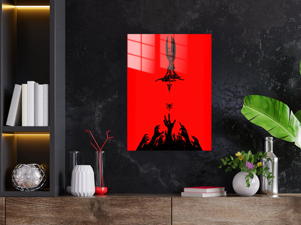 Ultrakill Gabriel Metal Poster 1356