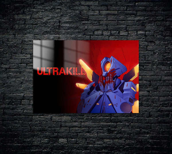 Ultrakill Gabriel Metal Poster 1357