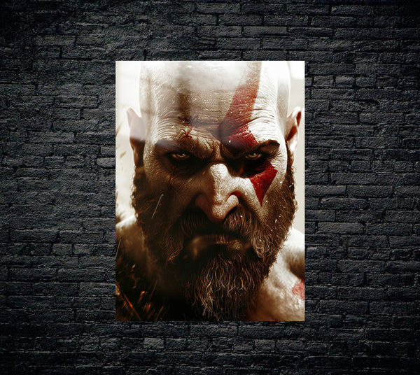 God Of War Kratos Metal Poster 355