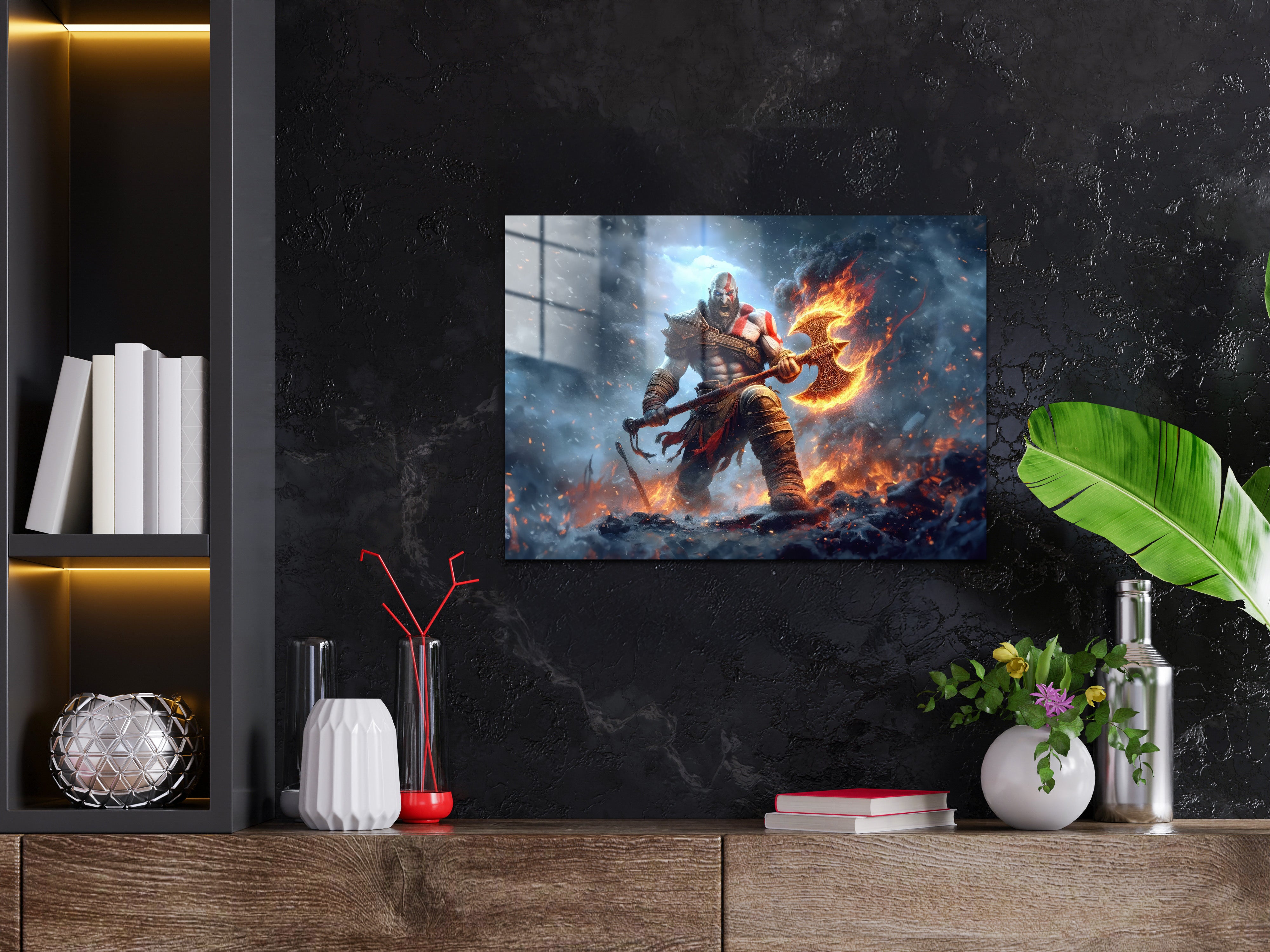 God Of War Kratos Metal Poster 356