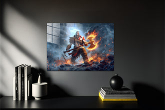 God Of War Kratos Metal Poster 356