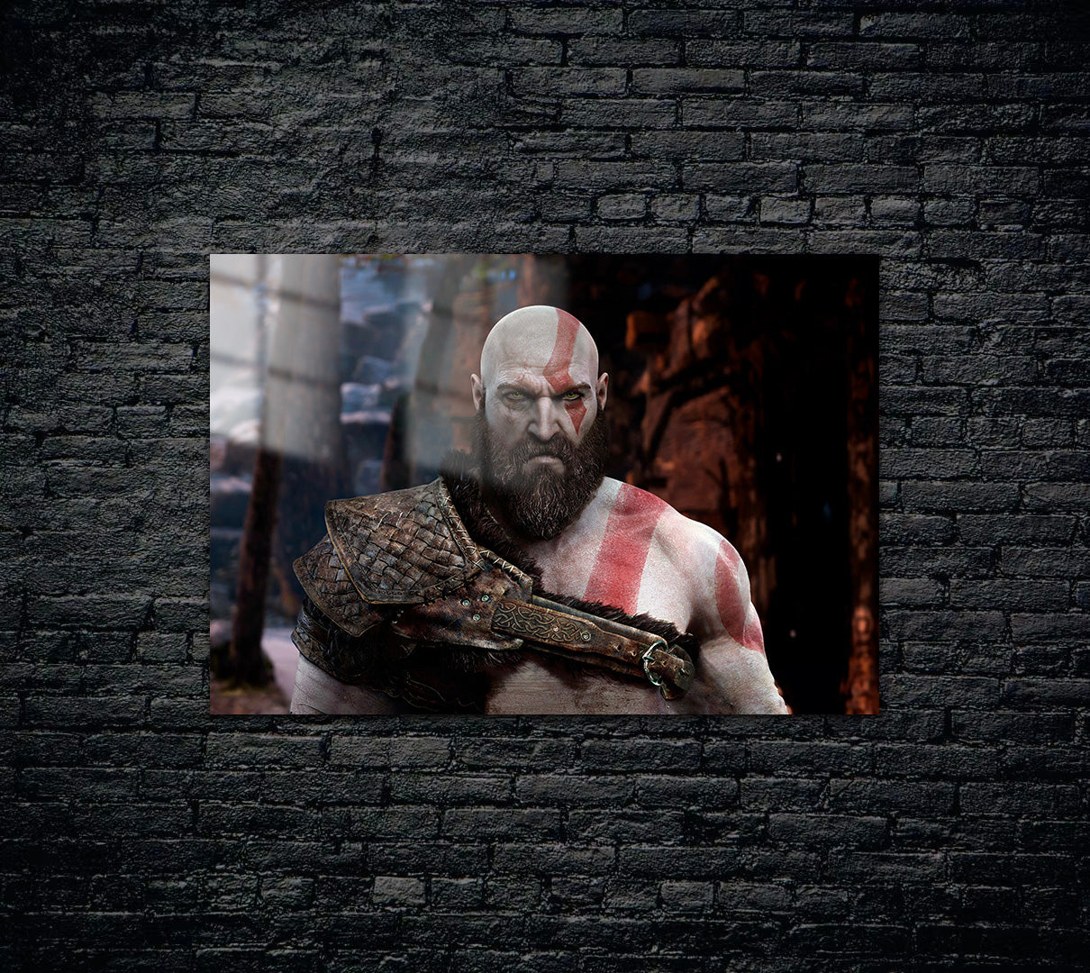 God Of War Kratos Metal Poster 357