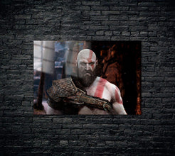 God Of War Kratos Metal Poster 357