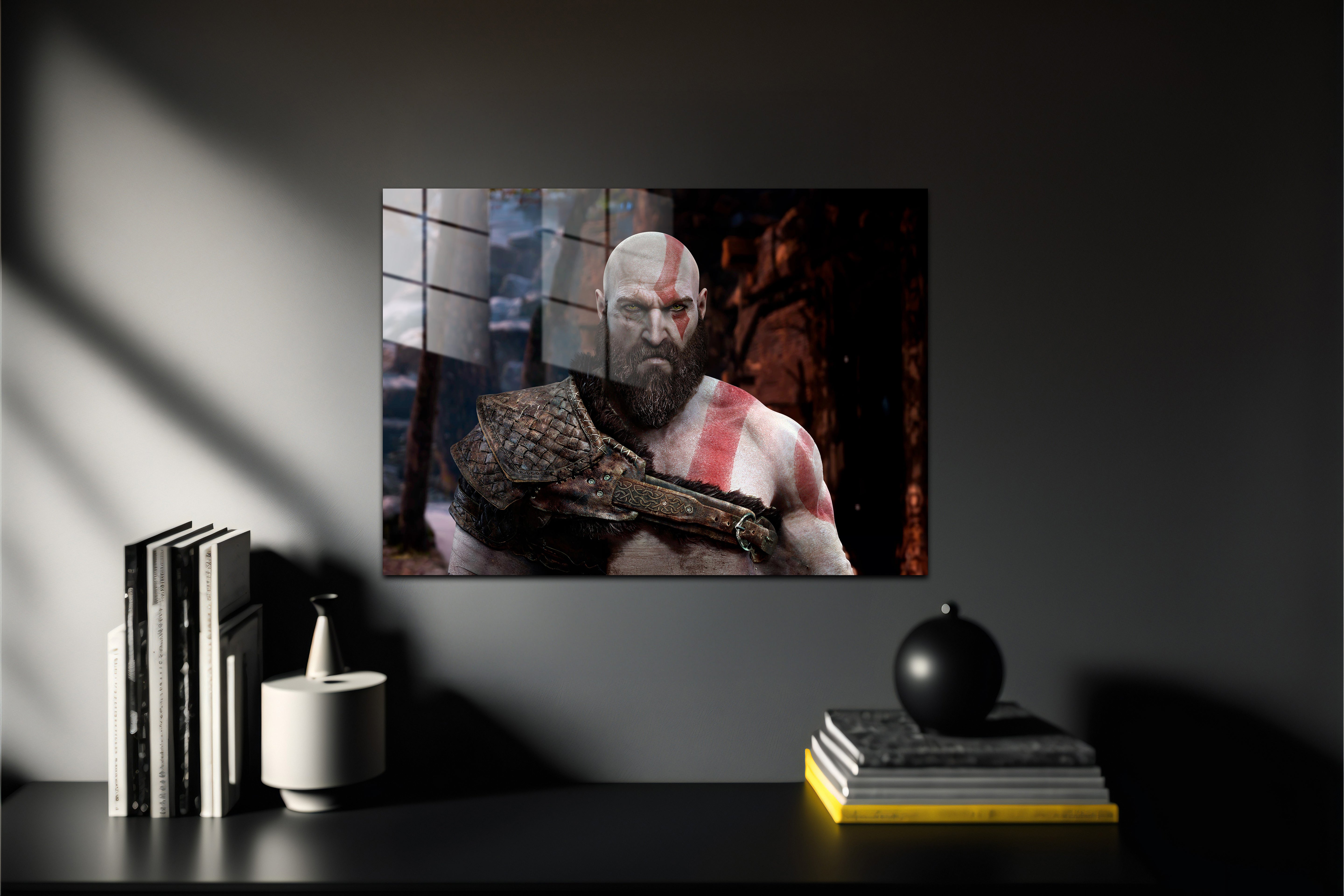 God Of War Kratos Metal Poster 357