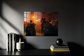 God Of War Kratos Metal Poster 358