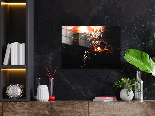God Of War Kratos Metal Poster 360