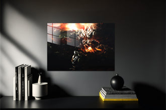 God Of War Kratos Metal Poster 360