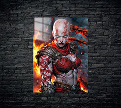 God Of War Kadın Kratos Metal Poster 352
