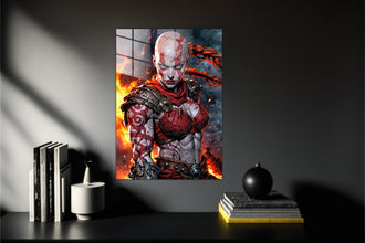 God Of War Kadın Kratos Metal Poster 352