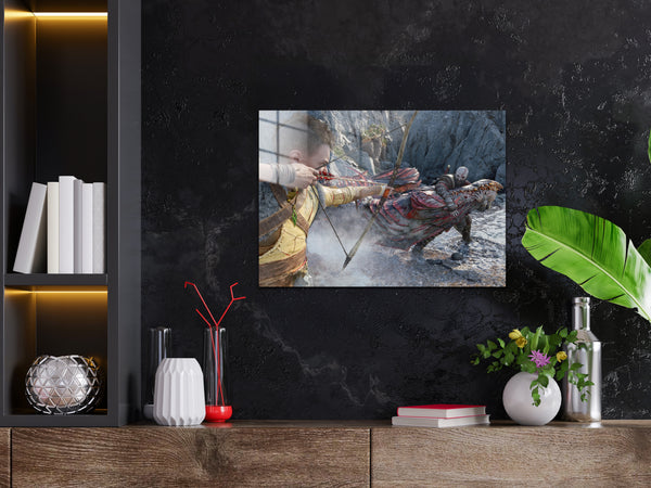God Of War Kratos Atreus Metal Poster 363
