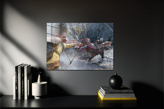 God Of War Kratos Atreus Metal Poster 363