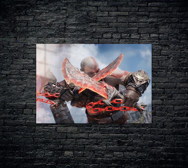God Of War Kratos Metal Poster 364
