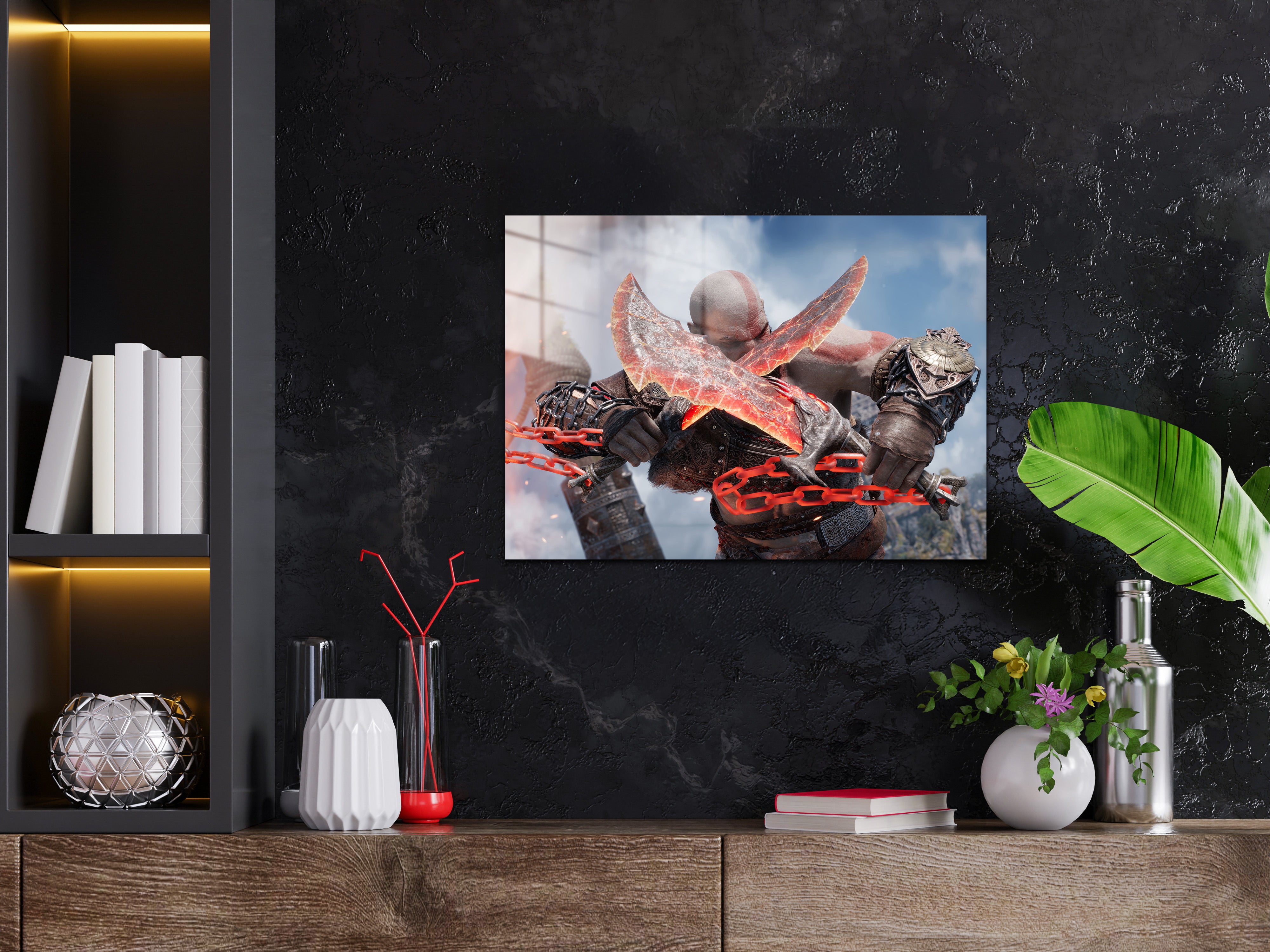 God Of War Kratos Metal Poster 364