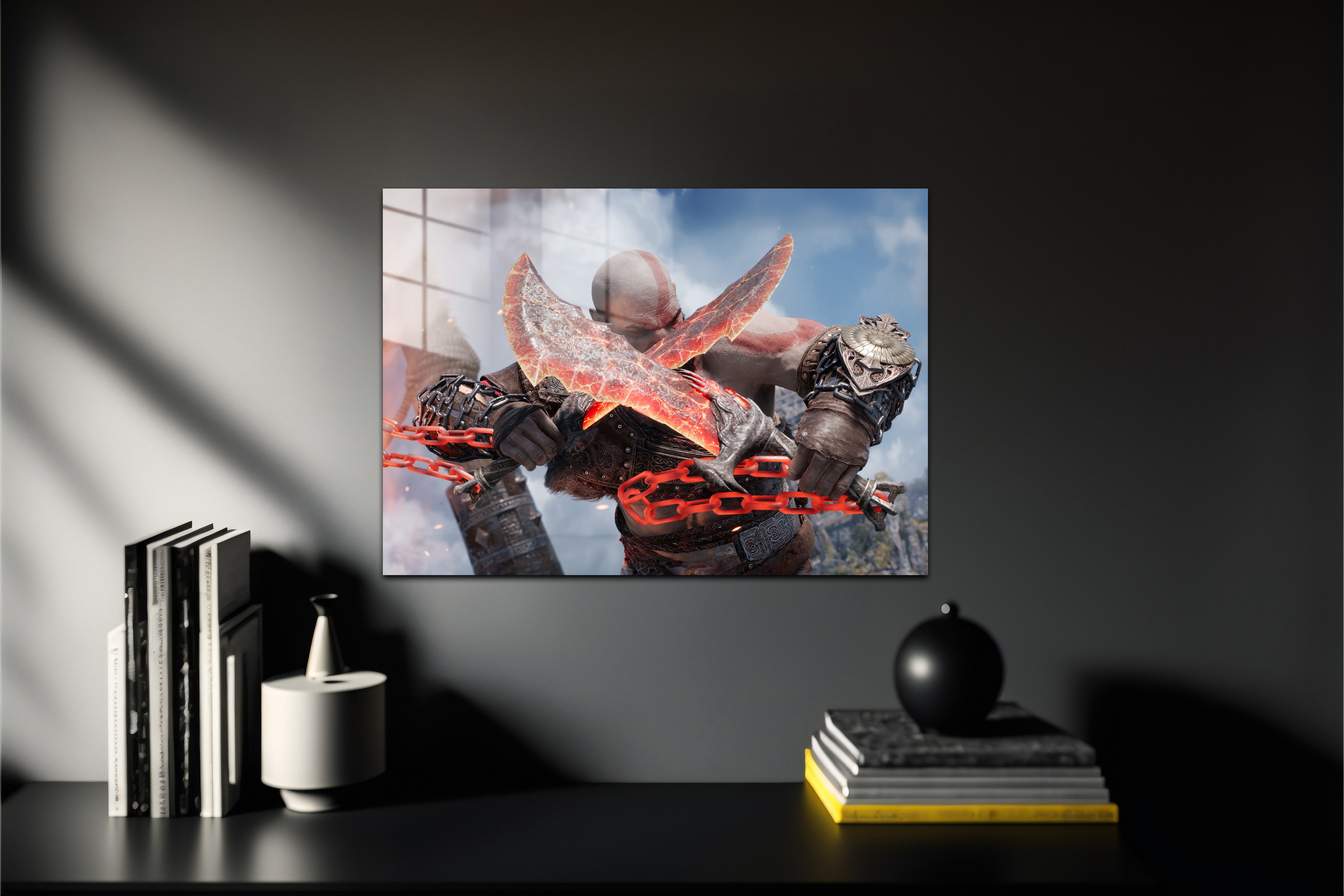God Of War Kratos Metal Poster 364