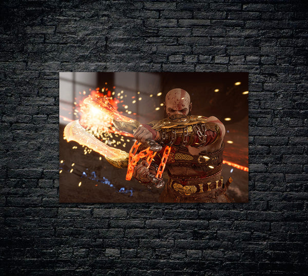 God Of War Kratos Metal Poster 365