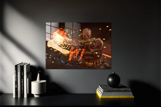 God Of War Kratos Metal Poster 365