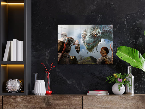 God Of War Kratos Atreus Metal Poster 366