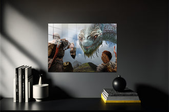 God Of War Kratos Atreus Metal Poster 366