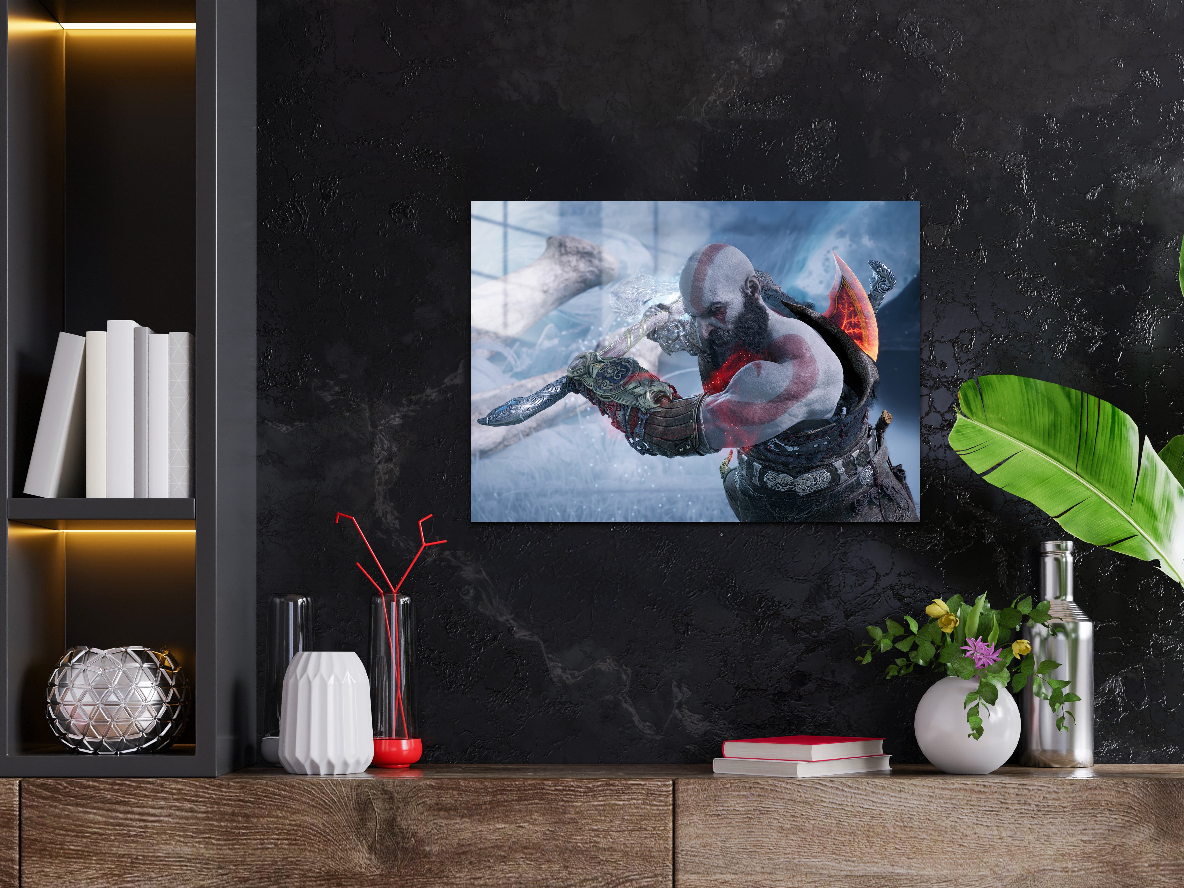 God Of War Kratos Metal Poster 367