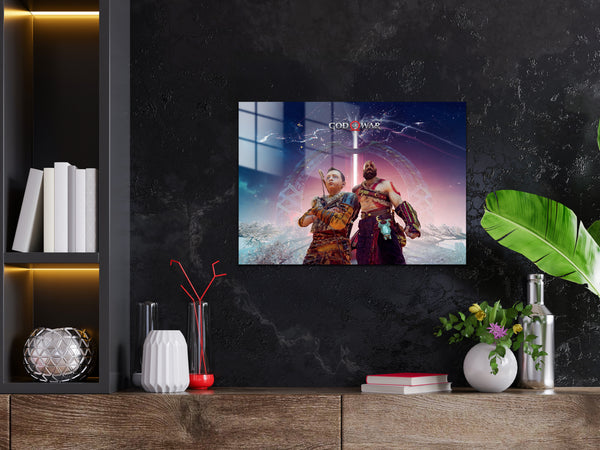 God Of War Kratos Atreus Metal Poster 368