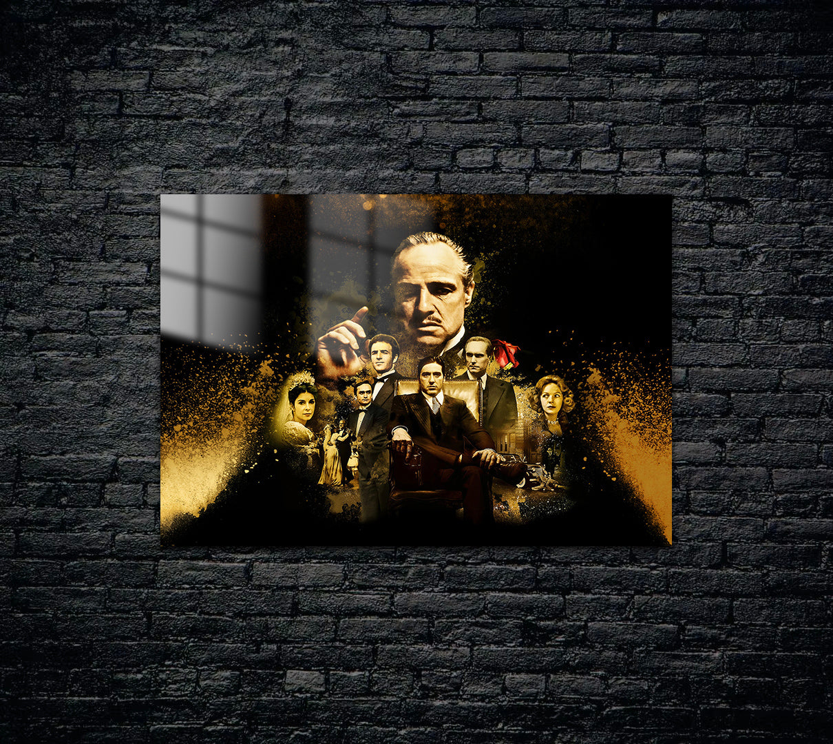 Godfather Baba Metal Poster 1010