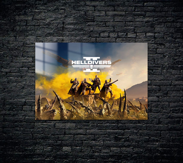 Hell Divers Metal Poster 386