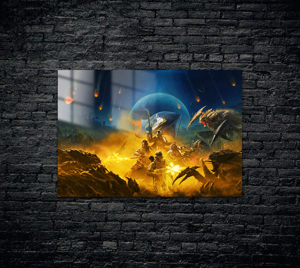 Hell Divers Metal Poster 388