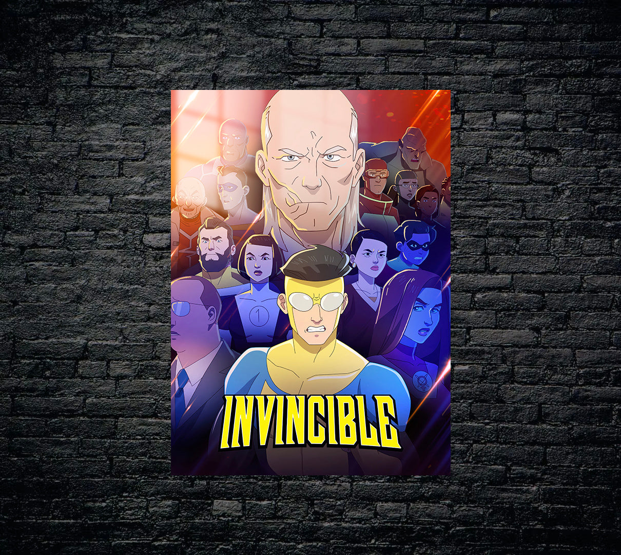 İnvincible Metal Poster 1098