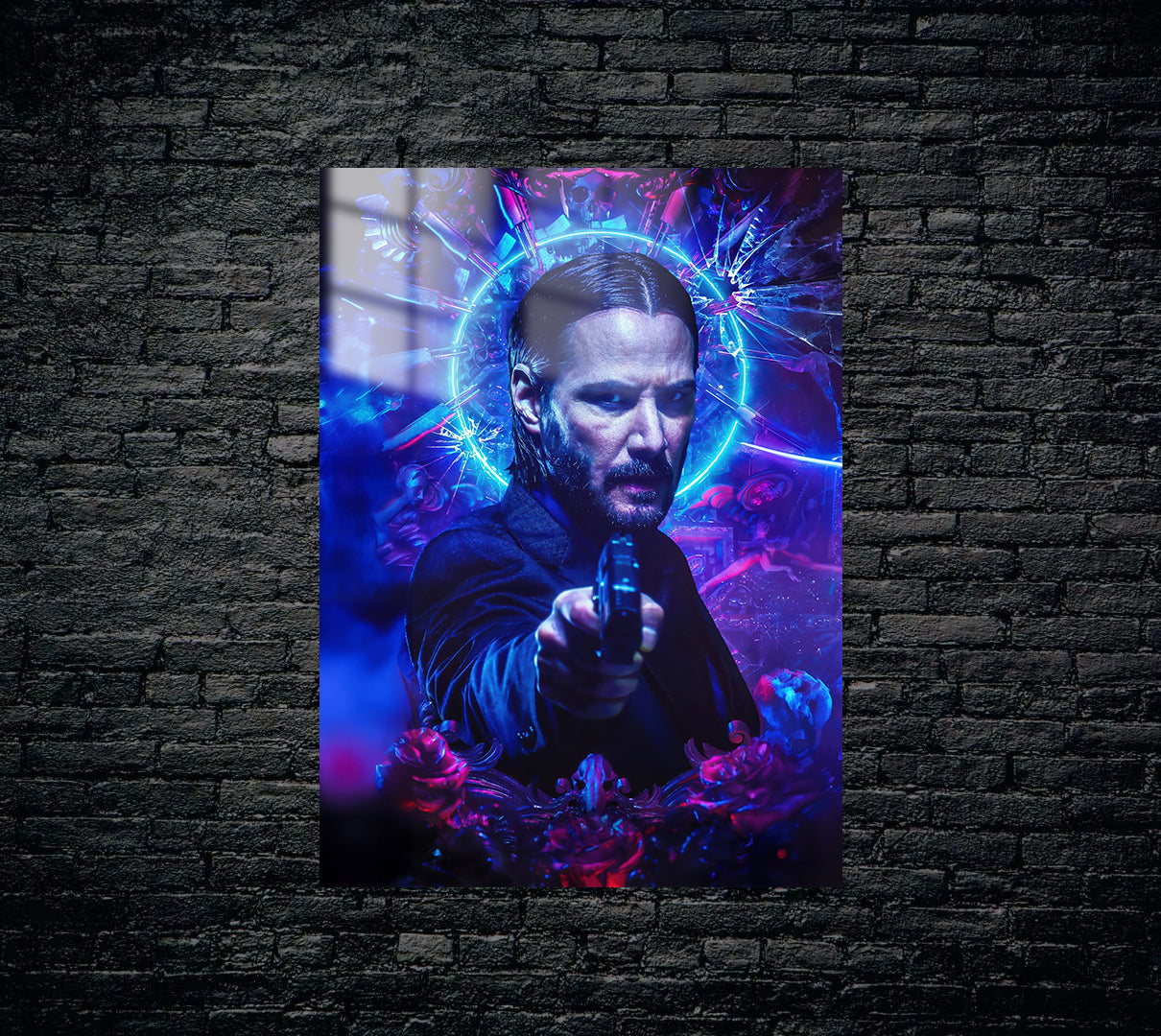 John Wick Metal Poster 1272