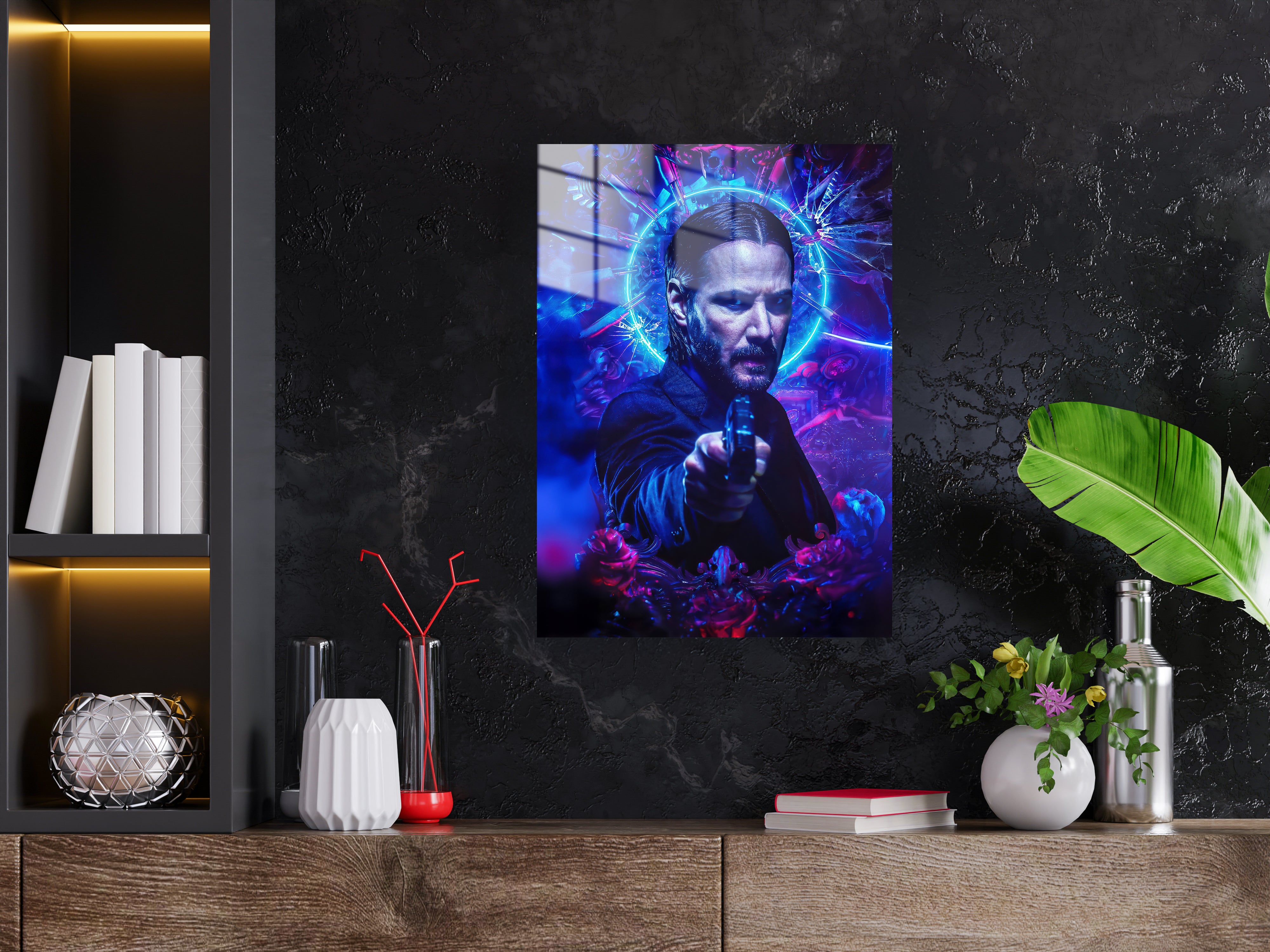 John Wick Metal Poster 1272