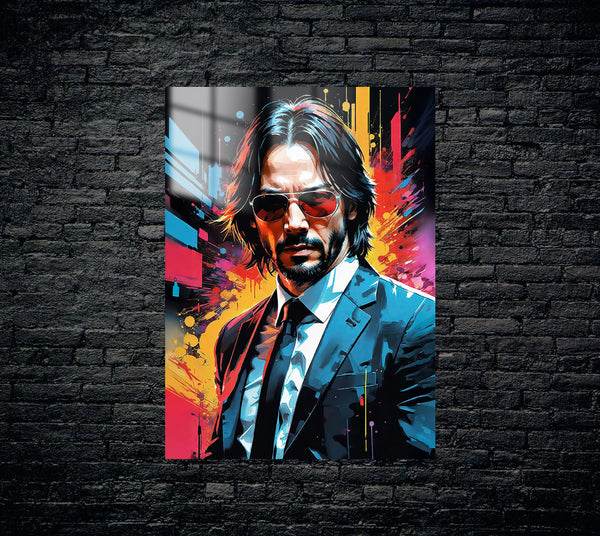 John Wick Metal Poster 1264
