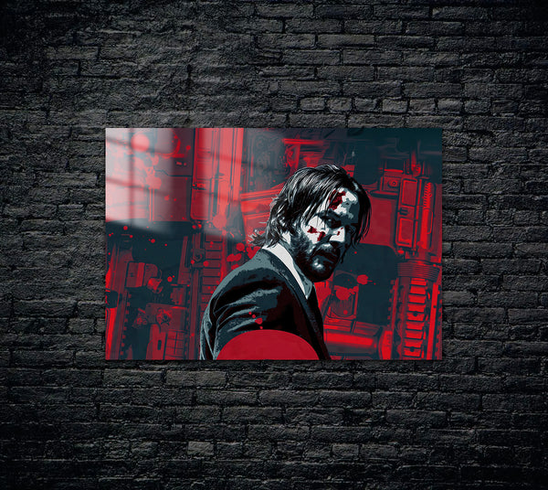 John Wick Metal Poster 1268