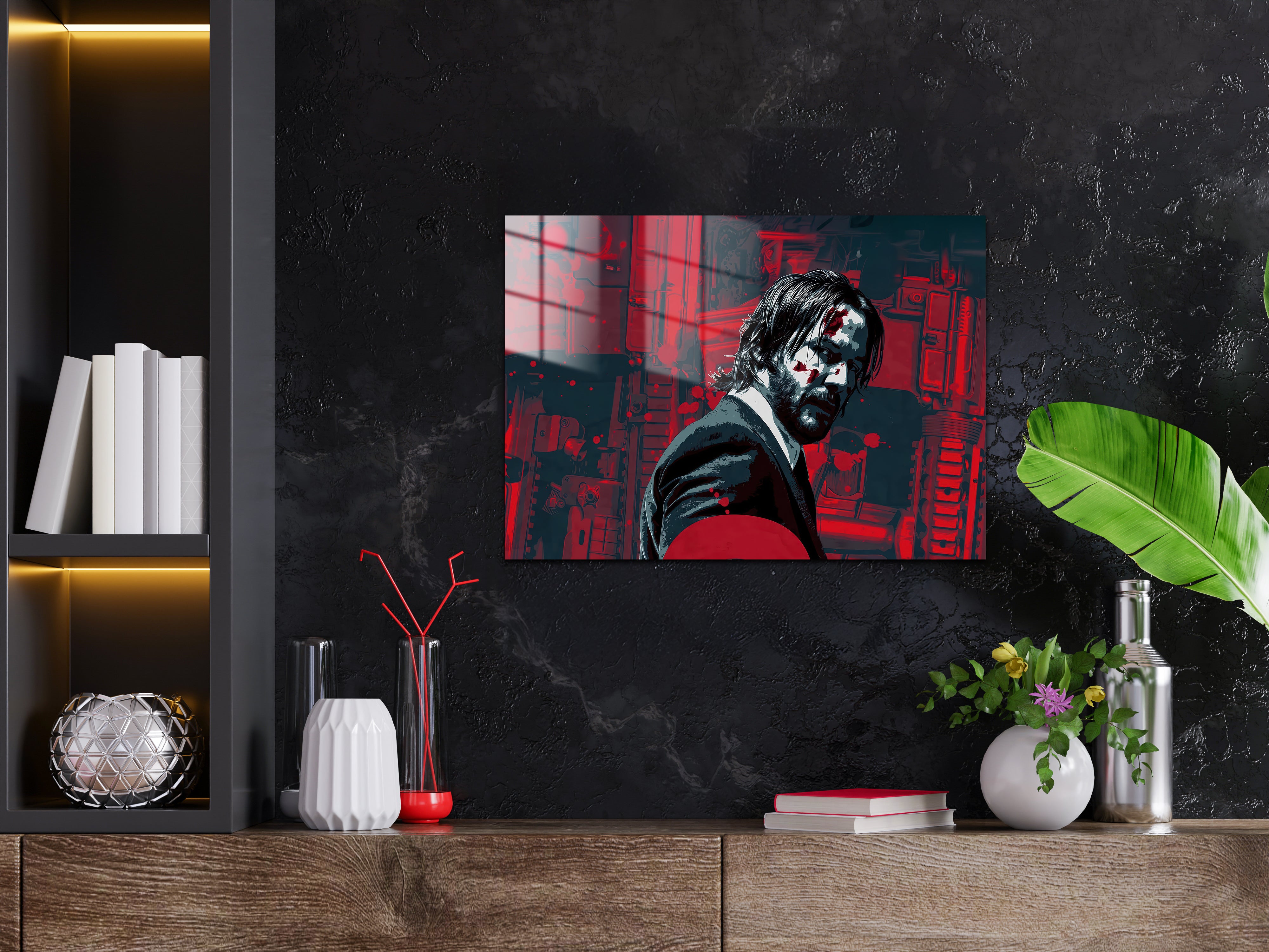 John Wick Metal Poster 1268