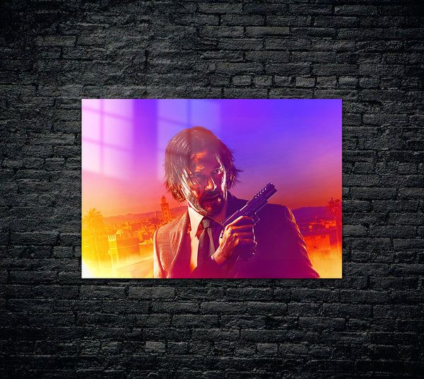 John Wick Metal Poster 1270