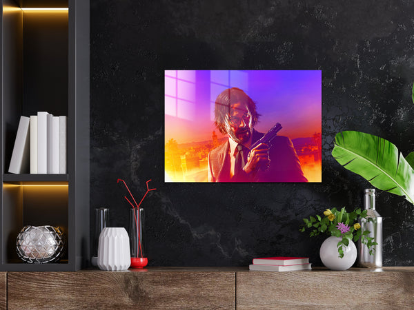 John Wick Metal Poster 1270
